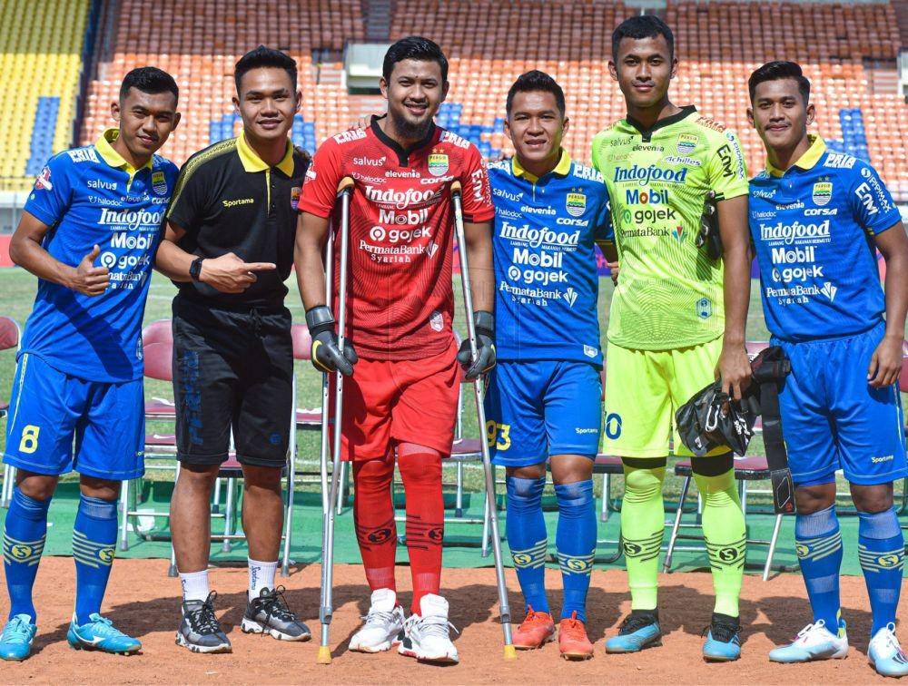 Muhammad Natshir saat kembali ke lapangan untuk melakukan pemulihan usai menderita cedera. (persib.co.id).