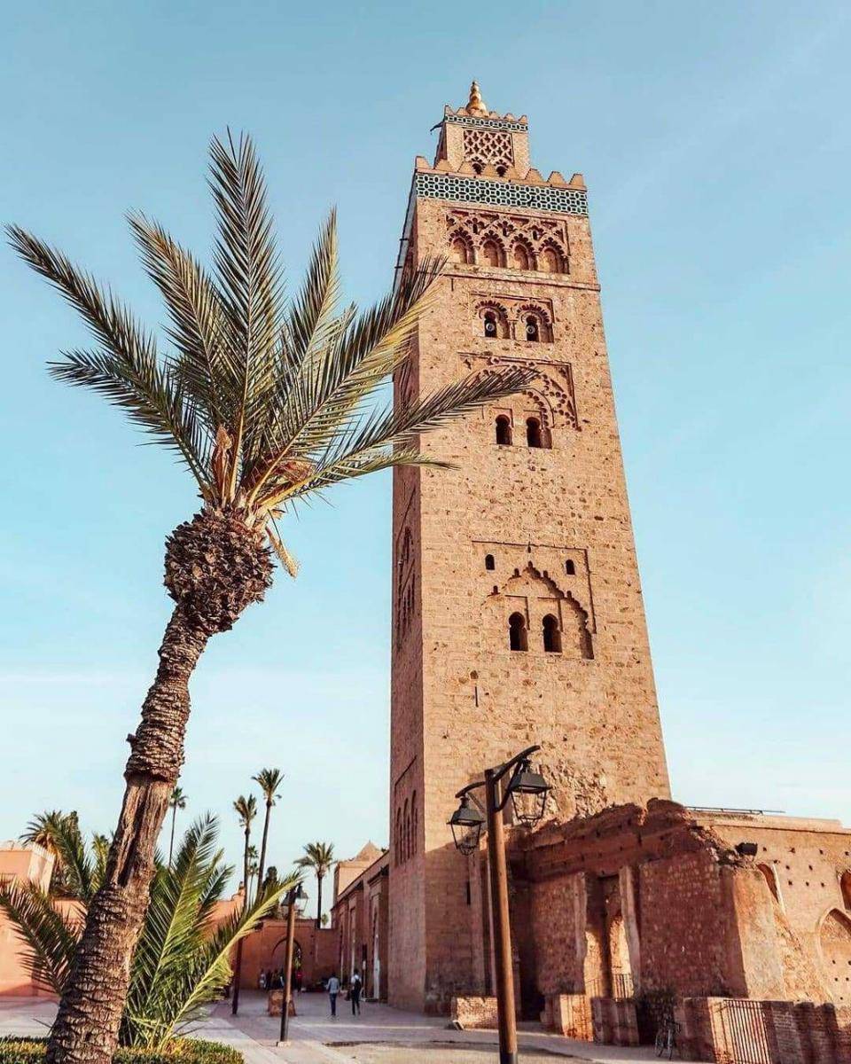 potret Masjid Koutoubia (instagram.com/countryofmorocco)