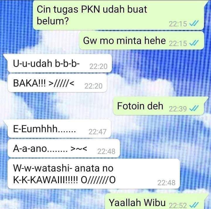 chat teman wibu (twitter.com/bertanyral)