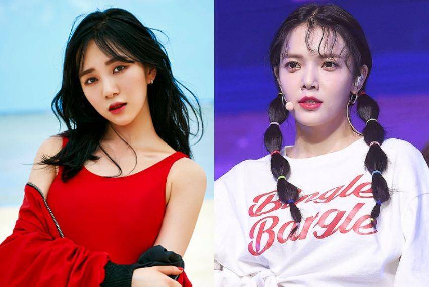 Kwon Mina dan Jimin mantan member AOA (berbagai sumber)
