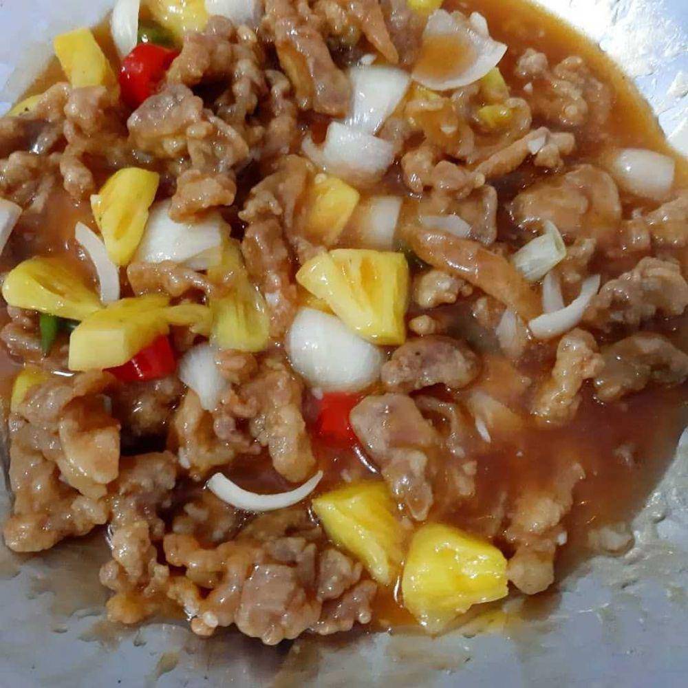 Koloke ayam saus manis (instagram.com/makanmakandanmakanlagi)