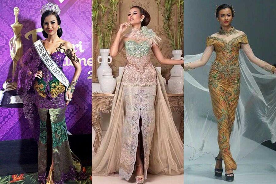 9 Inspirasi Kebaya ala Gresya Amanda, Finalis Miss Supranational 2015