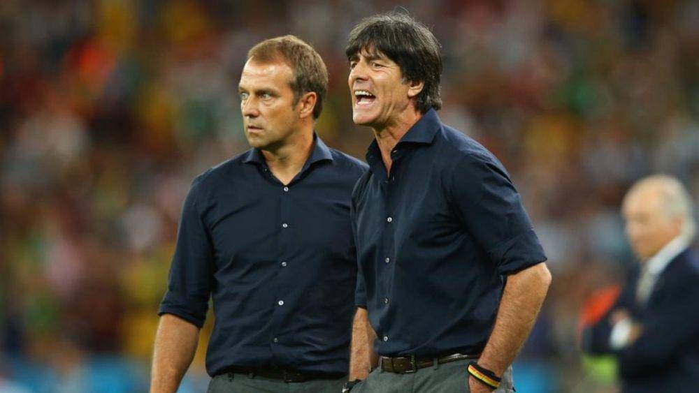 Hansi Flick dan Joachim Low (besoccer)