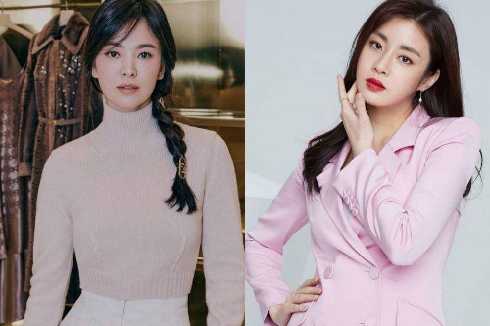 Song Hye Kyo dan Kang Sora (instagram.com/kyo1122 | instagram.com/reveramess_)