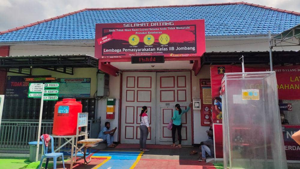 Terpadat di Jawa Timur, Lapas Jombang Terapkan Asimilasi di Rumah