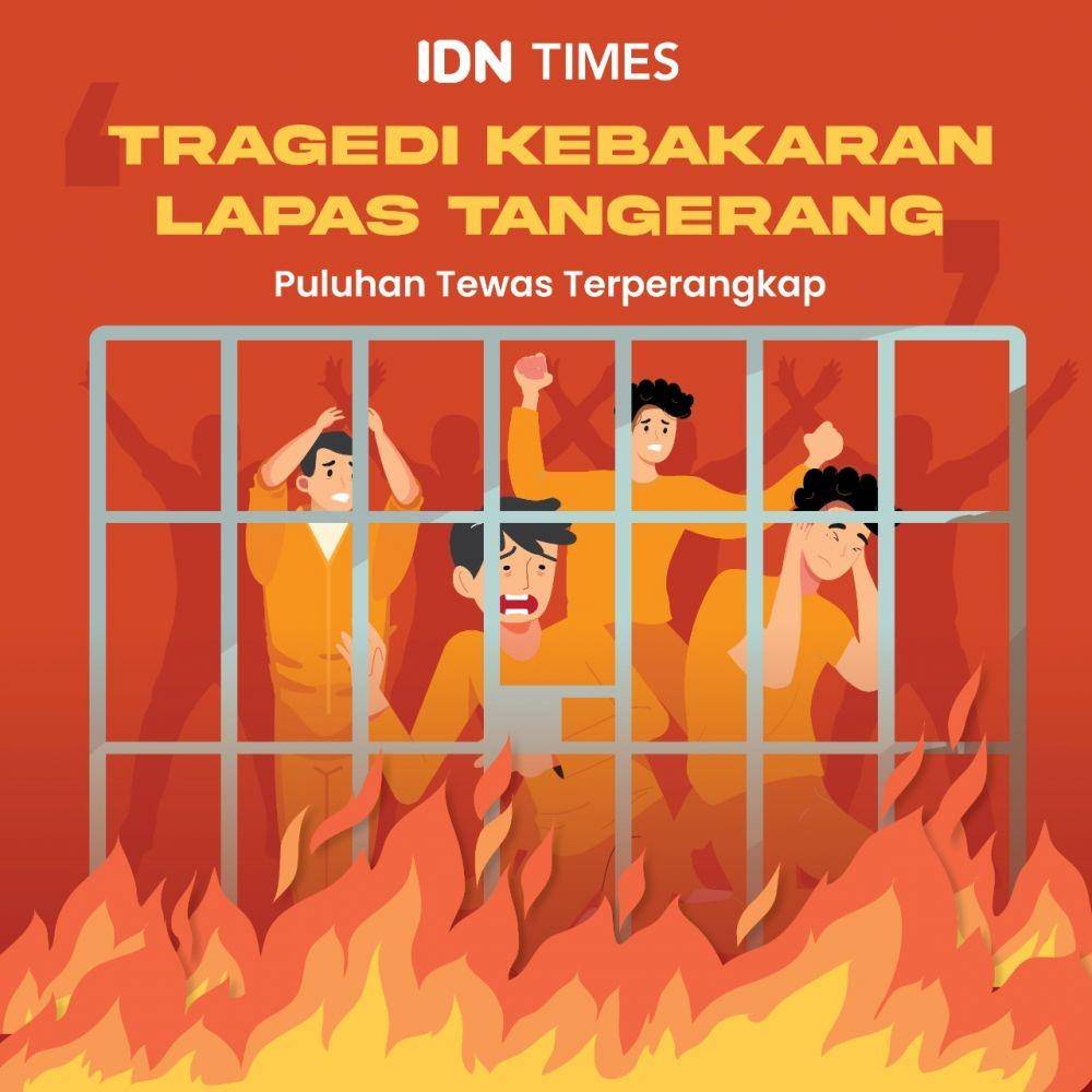 Ilustrasi kebakaran di Lapas Tangerang (IDN Times/Aditya Pratama)
