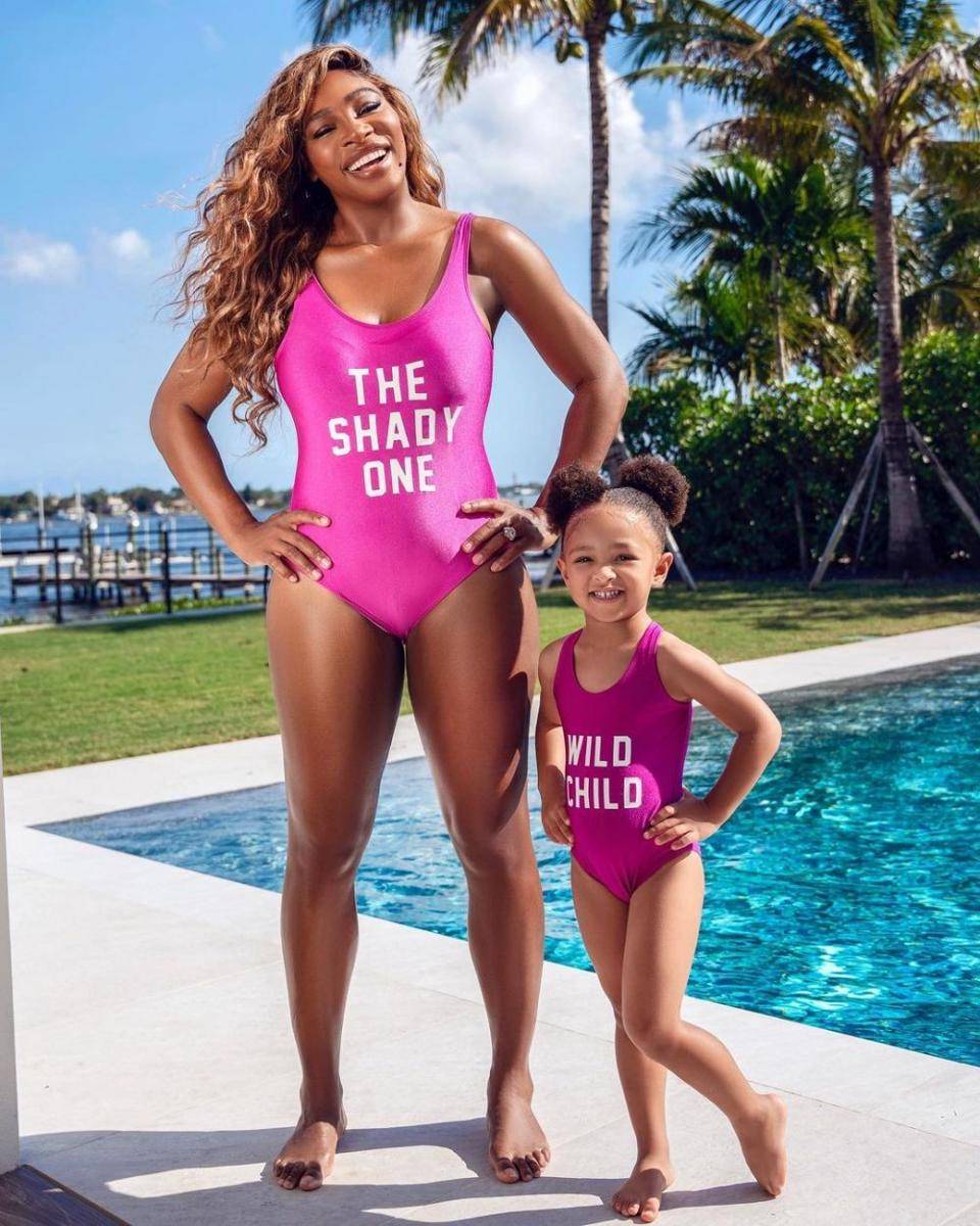 Serena William dan Olympia (instagram.com/serenawilliams)