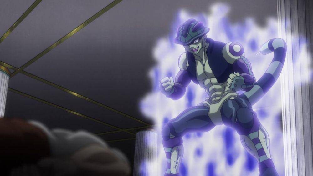 Meruem menggunakan Aura Synthesis. (dok. Studio Madhouse/Hunter x Hunter)