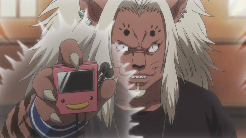 Leol menggunakan Rental Pod melawan Morel. (dok. Studio Madhouse/Hunter x Hunter)