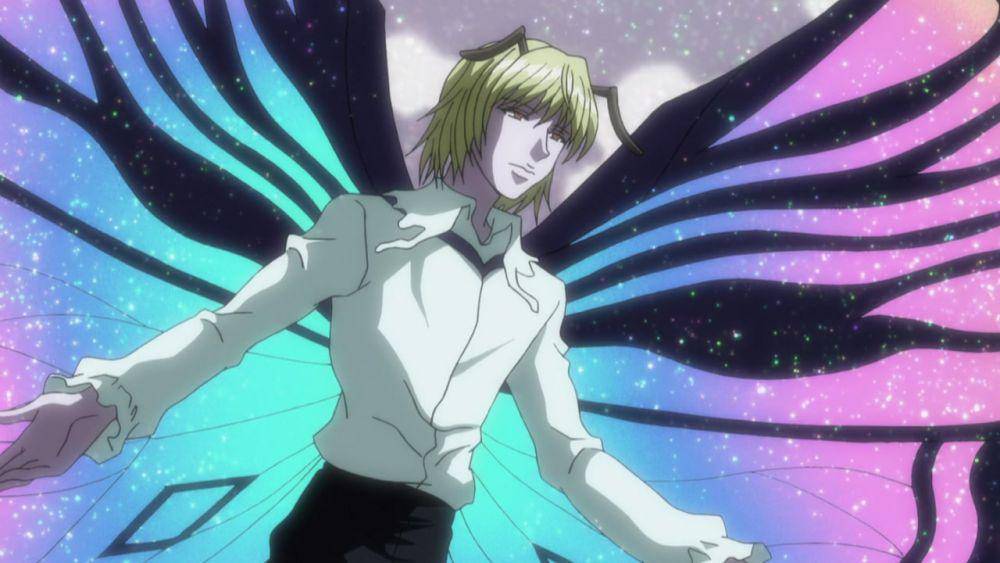 Shaiapouf melawan Morel. (dok. Studio Madhouse/Hunter x Hunter)