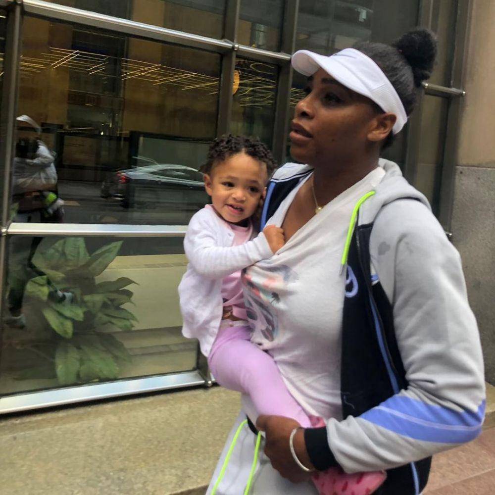 Serena William dan Olympia (instagram.com/serenawilliams)