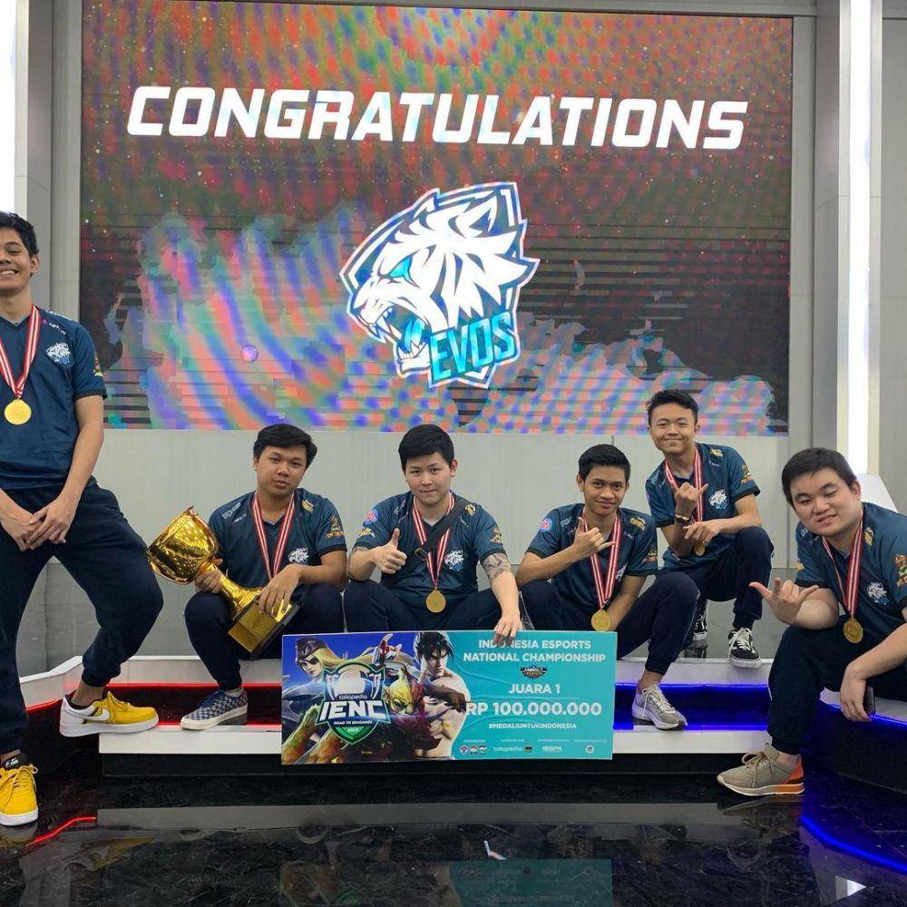 potret EVOS Legends menjuarai IENC (instagram.com/ihsanbesarik)