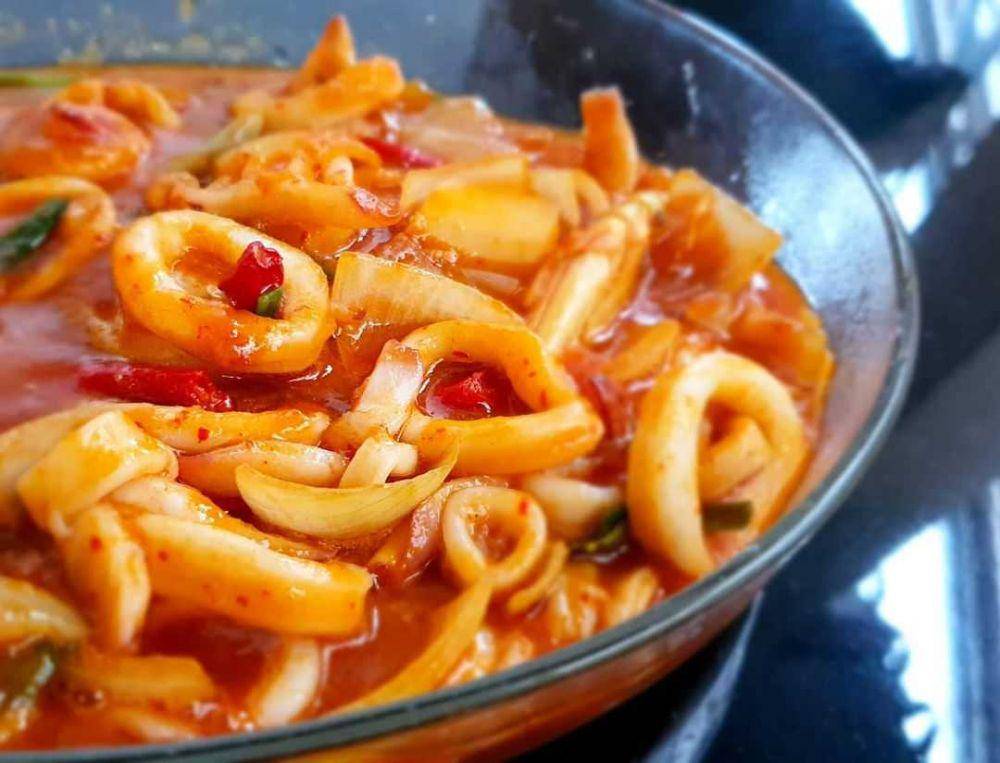 Cumi saus padang (instagram.com/uminurrahmawati)