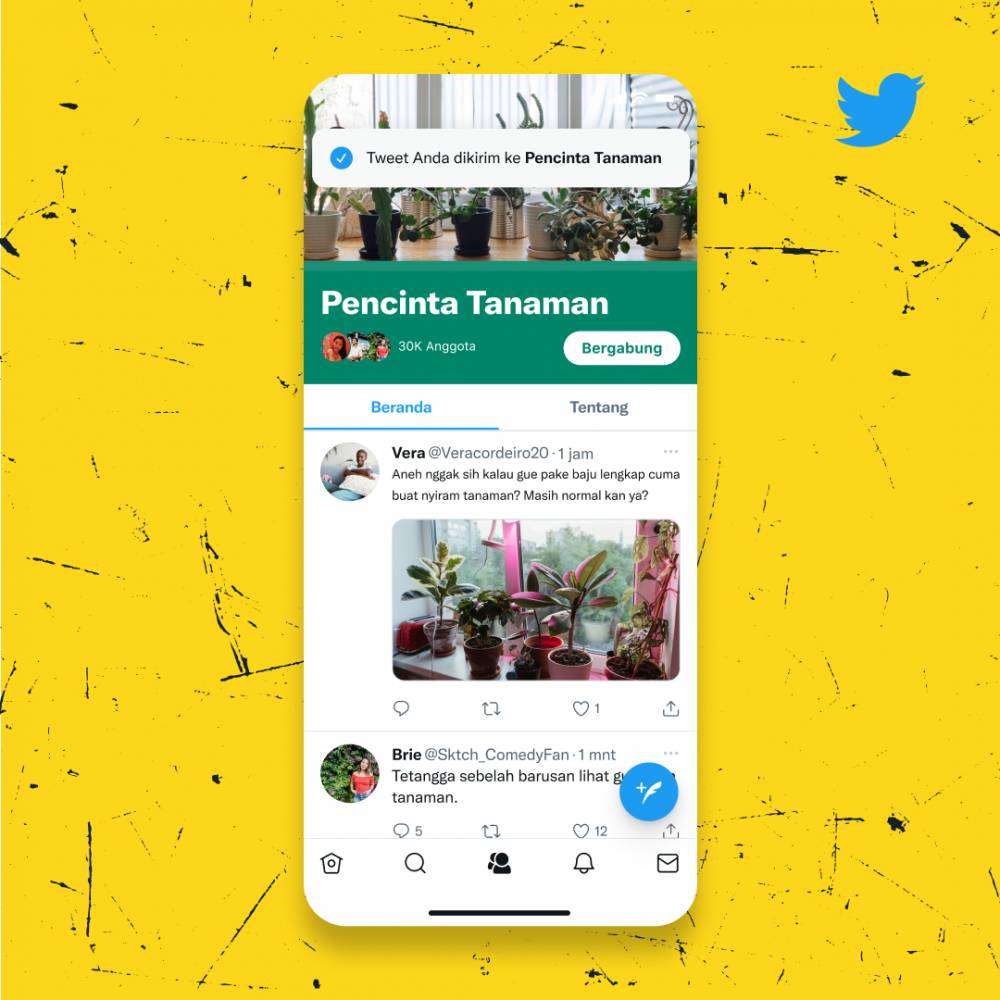 fitur baru bernama Komunitas (dok. Twitter)