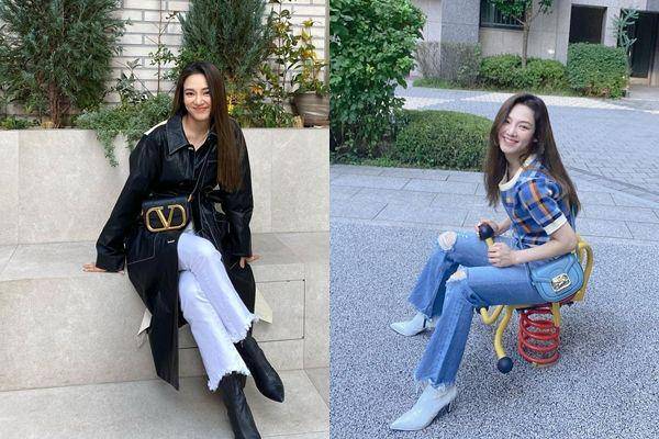 Celana jeans ala Hyeyeon SNSD (instagram.com/hyoyeon_x_x)