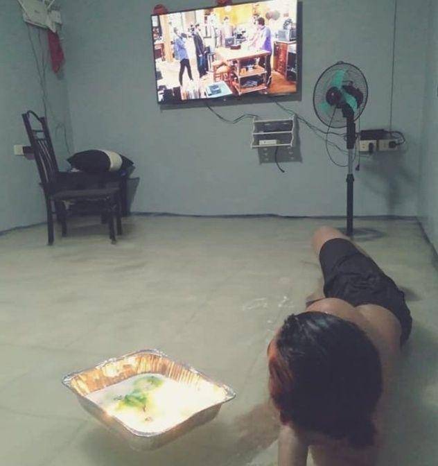 aksi kocak saat berendam (instagram.com/duhreceh.id)