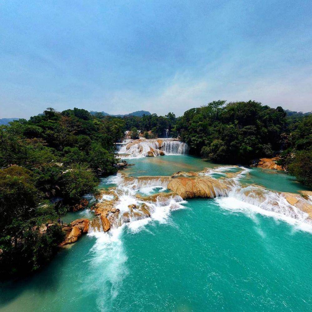 Air Terjun Agua Azul (instagram.com/davidjuan.s)