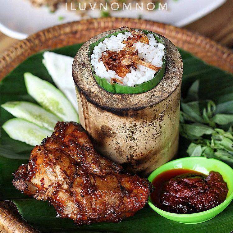 ilustrasi nasi bambu (instagram.com/iluvnomnom)