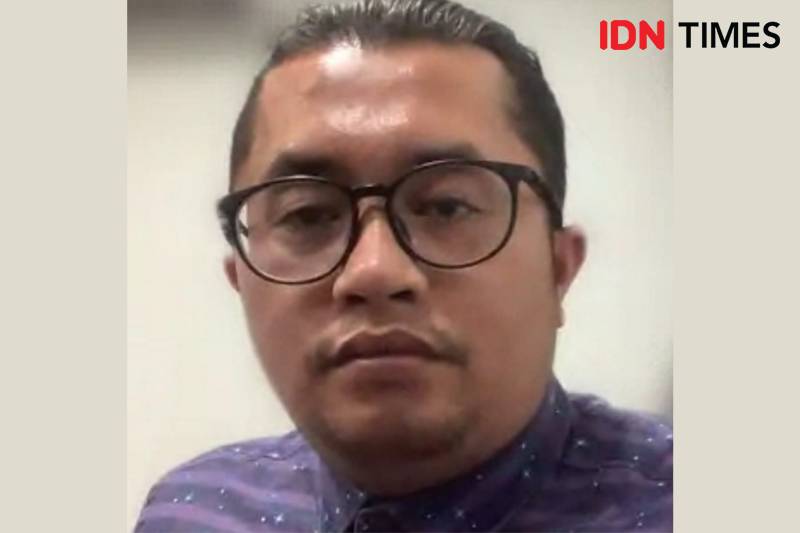 Kuasa Hukum Pegawai KPI Pusat MS, Ronny. (IDN Times/Aryodamar)