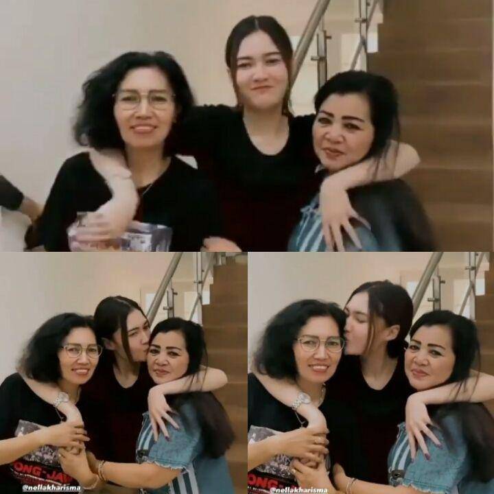 potret Nella Kharisma bersama ibu kandung dan mertua (instagram.com/doryharsa)
