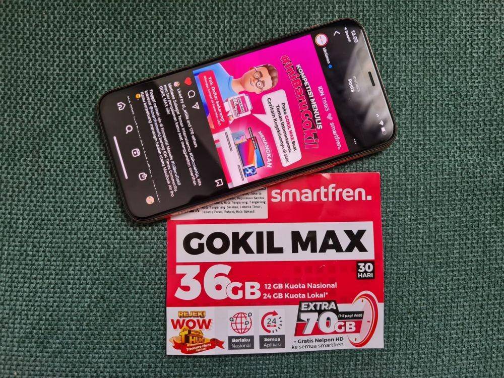 Kuota Sultan Smartfren Gokil Max (dok. pribadi/ Rizna Hidayah)