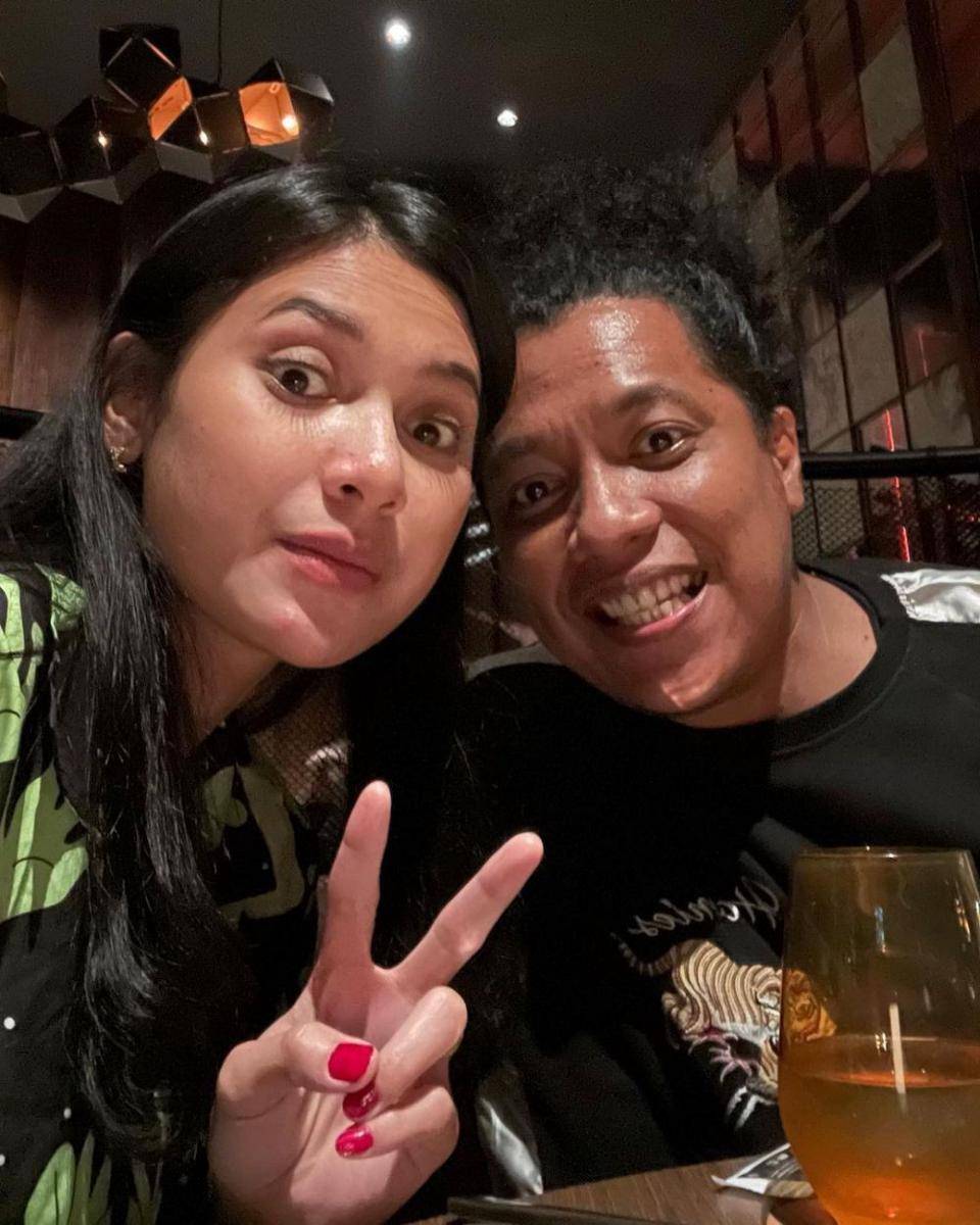Arie Kriting dan Indah Permatasari (Instagram.com/arie_kriting)
