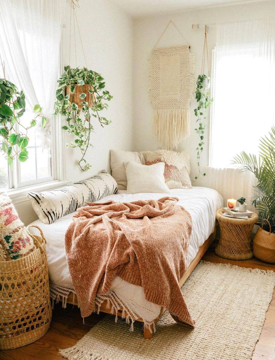 Ide Spot Tanaman Hias di Kamar Tidur (greenweddingshoes.com)
