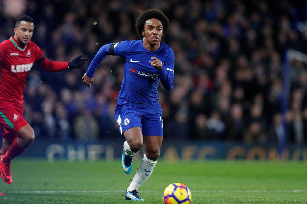 Potret Willian di lapangan (bleacherreport.com)