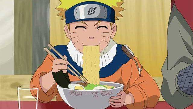 cuplikan adegan Naruto memakan ramen (dok. Studio Pierrot/Naruto)