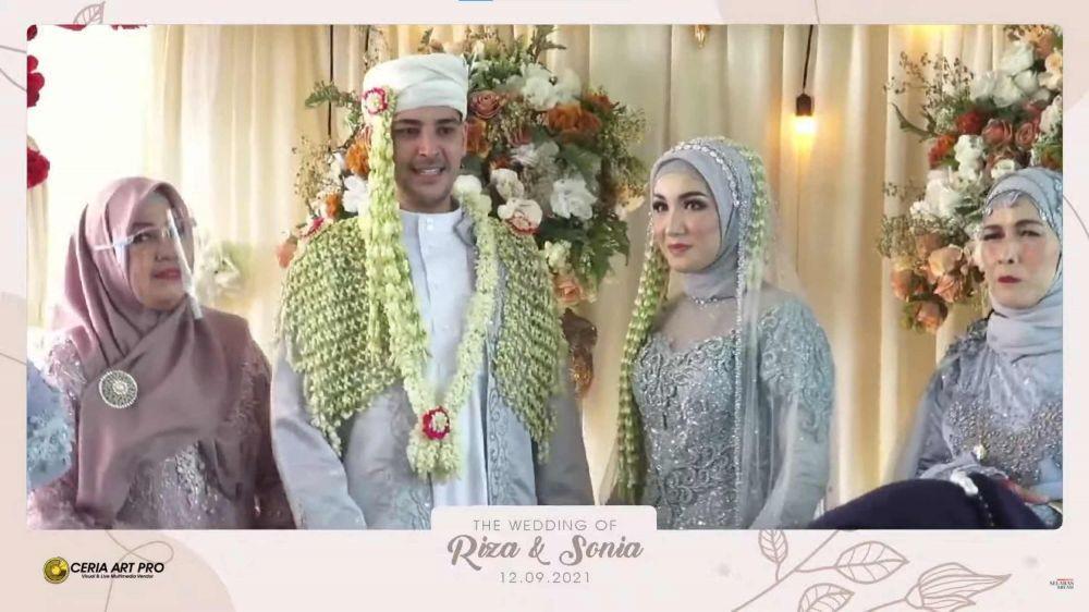 10 Momen Akad Nikah Riza Shahab dan Sonia, Pakai Bahasa Arab