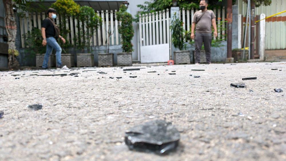 Kondisi rumah usai terjadi ledakan.IDN Times/ Fad