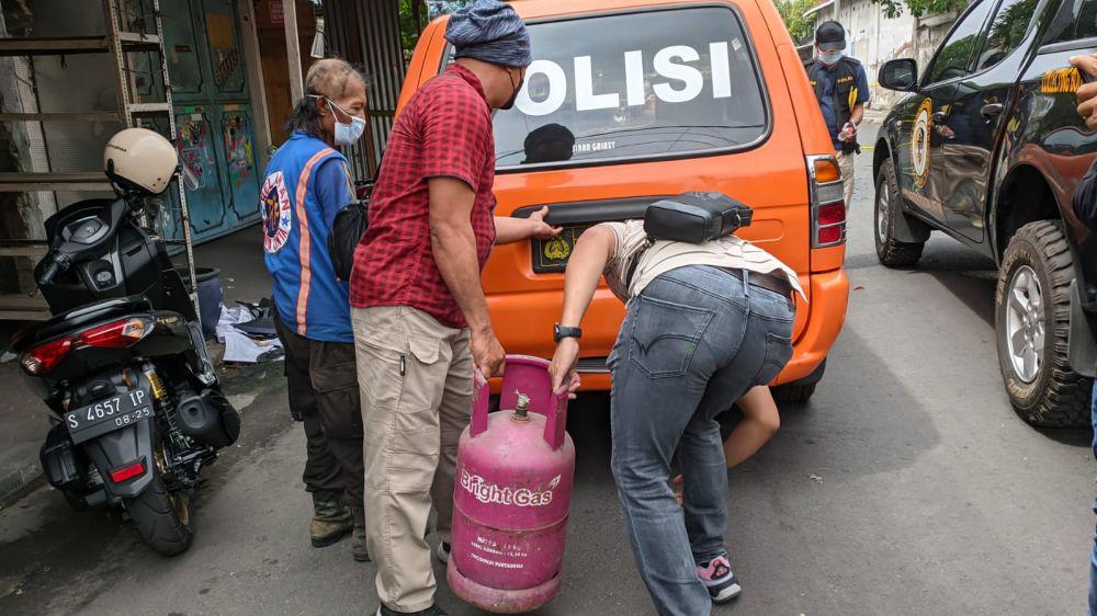 Percikan Api Mesin Pompa Air Memicu Ledakan LPG di Mojokerto