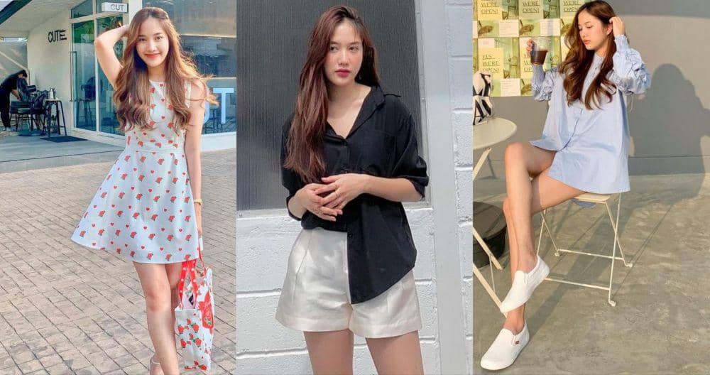9 Ide OOTD ala Freen Chankimha, Pemeran Sam di GAP The Series