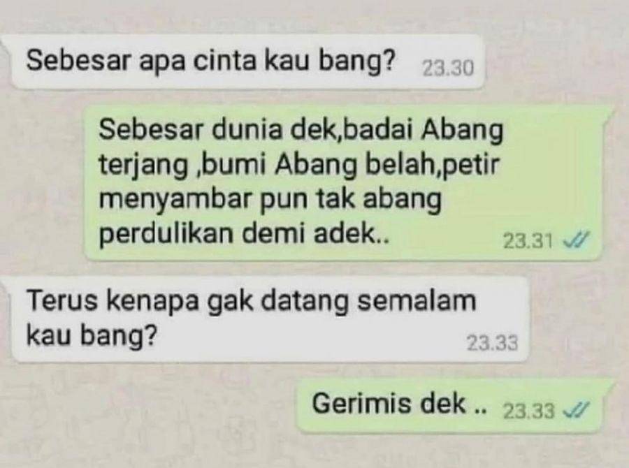 chat ketahuan bohong ke pacar (instagram.com/meme.comic.indonesiia)