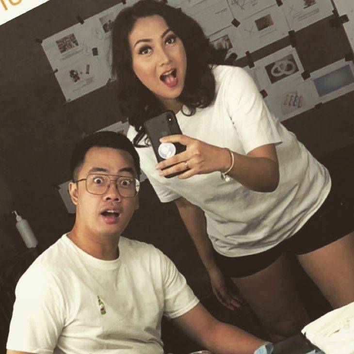 Dennis Adishwara dan Fauzia Vina Soraya (instagram.com/dennisadishwara)
