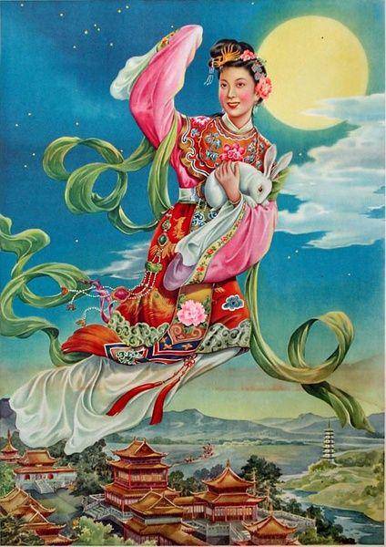 Chang E terbang ke Bulan (wikimedia.org)