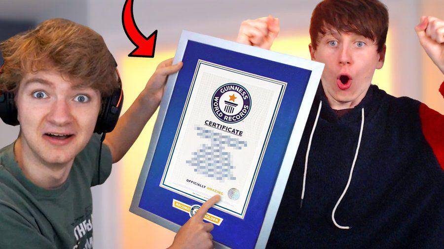 Tommyinnit mendapatkan dua guinness world records. (twitter.com/JackMasseyWelsh)