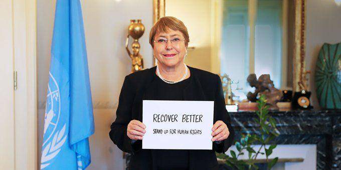 Komisaris Tinggi PBB untuk Hak Asasi Manusia Michelle Bachelet. (Twitter.com/Michelle Bachelet)