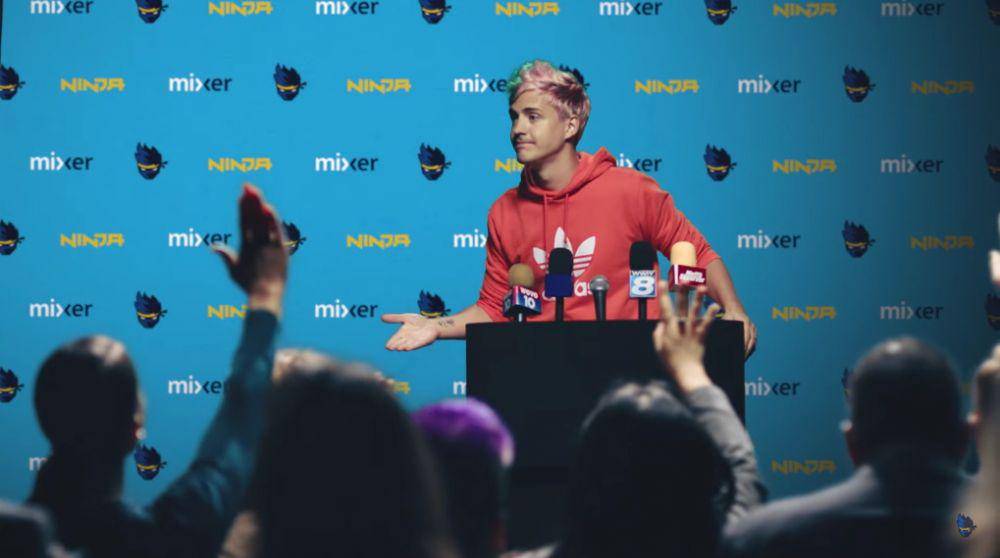 Press conference Ninja pada 2019. (youtube.com/Ninja)