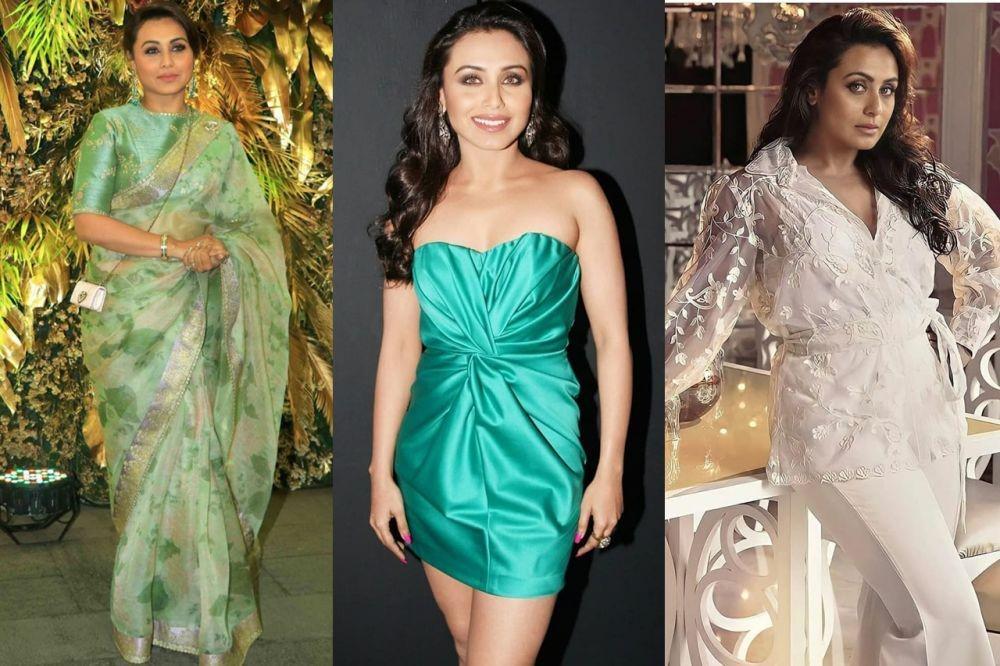 9 Gaya Kondangan Rani Mukerji, Elegan Memikat!