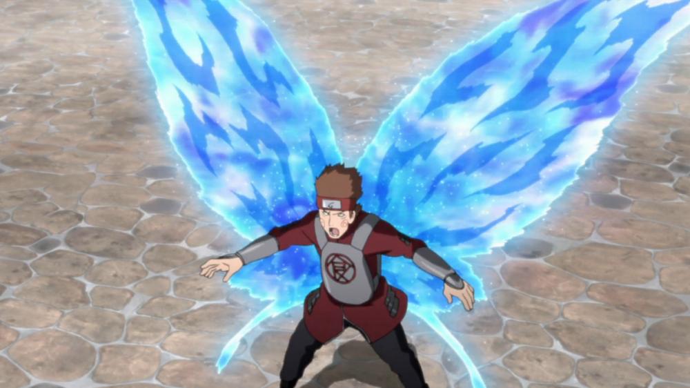 Choji berwujud Mode Kupu-kupu. (dok. Crunchyroll/Naruto: Shippuden)