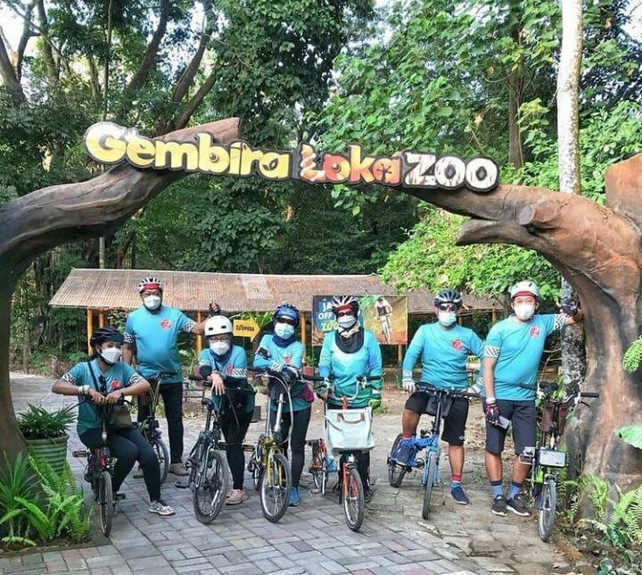 Program bersepeda di Kebun binatang Gembira Loka. Instagram/glzoojogja