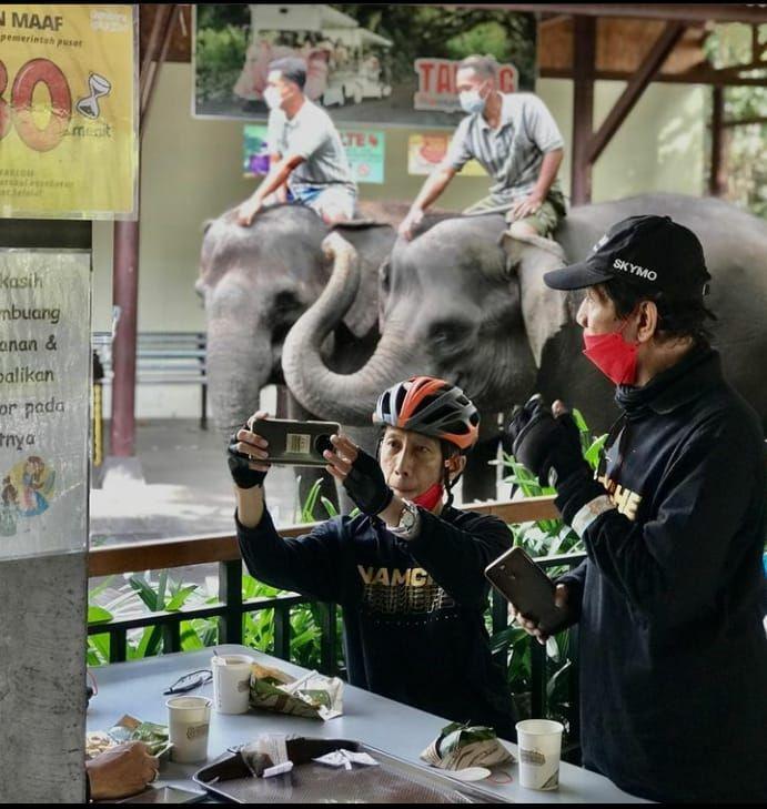 Program bersepeda di Kebun binatang Gembira Loka. Instagram/glzoojogja