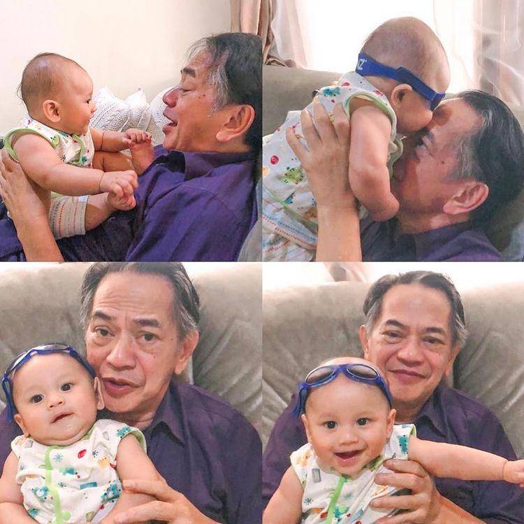Ray Sahetapy bersama cucu bungsu (instagram.com/raysahetapy)