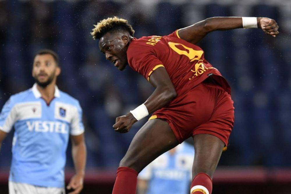 potret Tammy Abraham berseragam AS Roma (romapress.net)