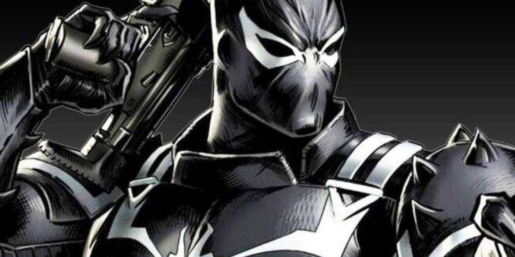 Gambar Flash Thompson saat jadi host Venom (screenrant/DREW BEATY)