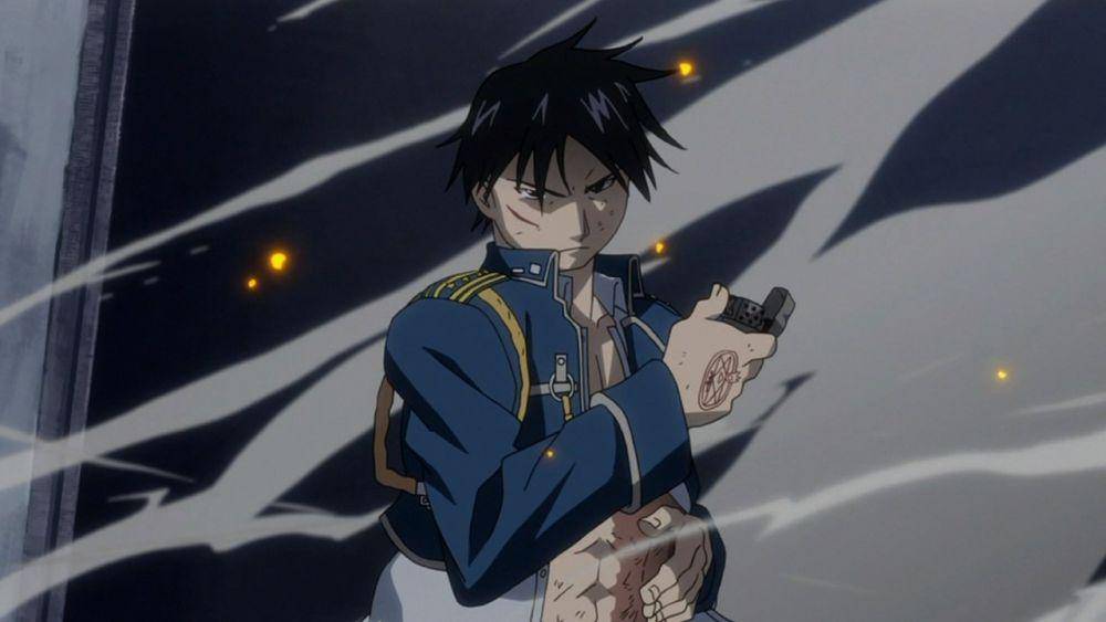 Roy Mustang (dok. Studio Bones/Fullmetal Alchemist: Brotherhood)