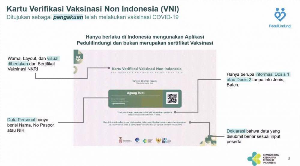 Prosedur Pendaftaran PeduliLindungi untuk Pemegang Kartu Vaksin Luar Negeri. (youtube.com/Kementerian Kesehatan RI)