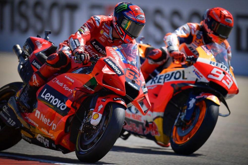 Francesco Bagnaia, Rider Italia yang Juarai MotoGP Aragon