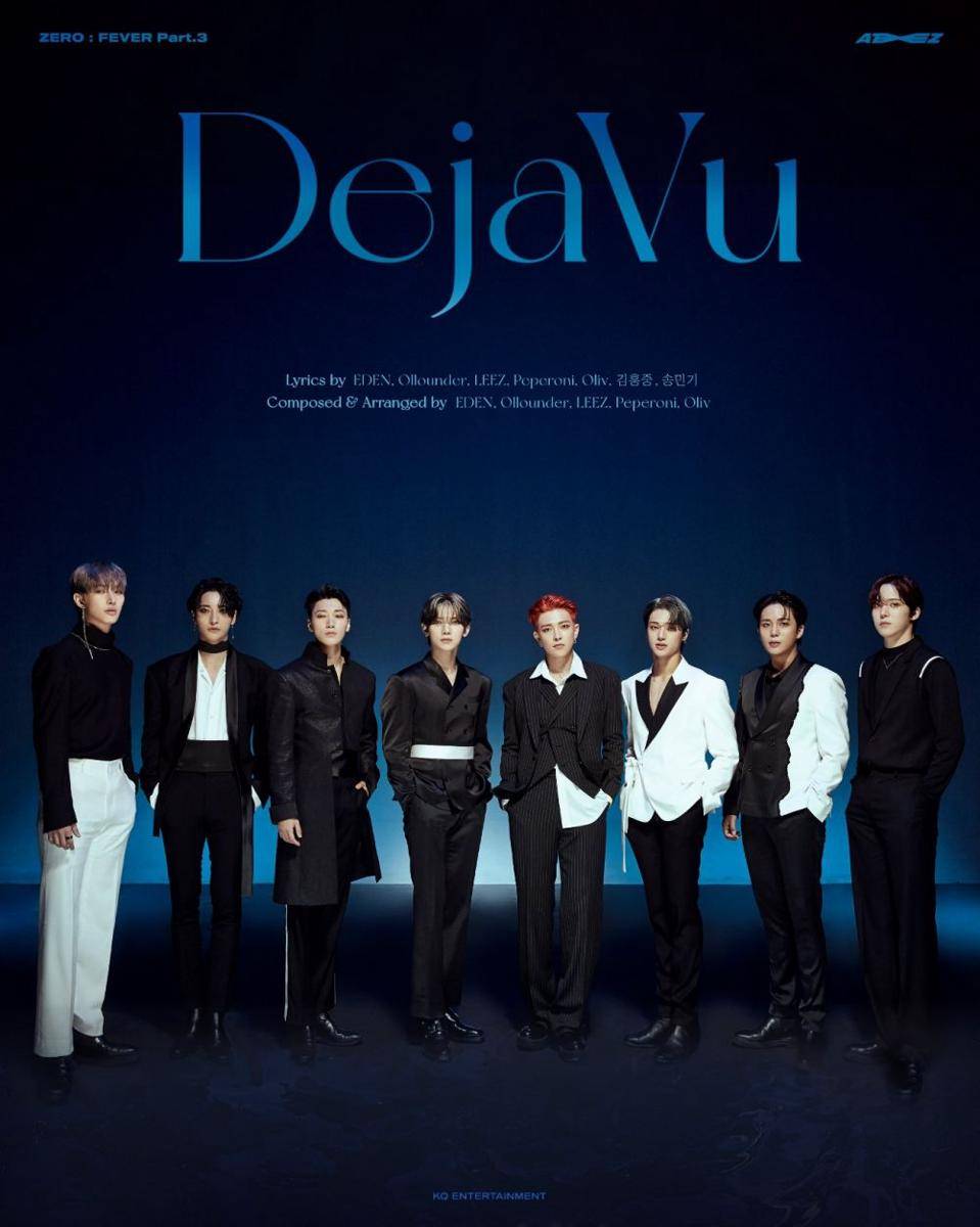 konsep foto ATEEZ dalam comeback "Deja Vu" (twitter.com/ATEEZofficial)